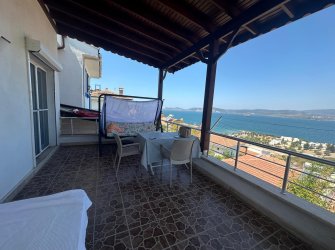 SILA EMLAK'TAN FULL DENİZ MANZARALI DÜZ AYAK GİRİŞLİ MÜSTAKİL EV